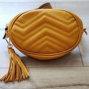 Tassel Waist Bag Leather Belt Bag Purse